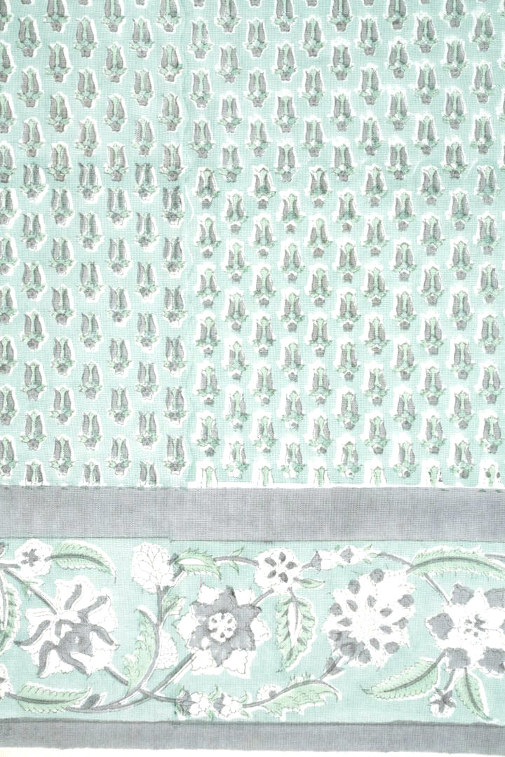 Bagh Print Motif Hand Block Printed Bedsheet main image 1