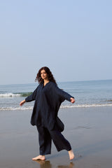 Blue Linen Parallel
