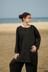 Black Linen Parallel