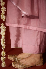 Chanderi Parallel - Pink