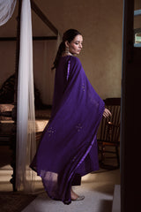 Chanderi Dupatta - Purple