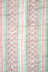 Cotton Hand Block Printed Quilt - Pink