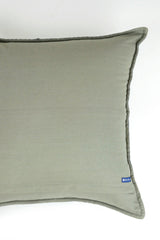 Cotton Jacquard Dotted Cushion - Blue