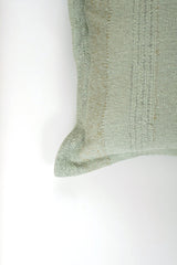 Cotton Textured Stripes Cushion - Grey