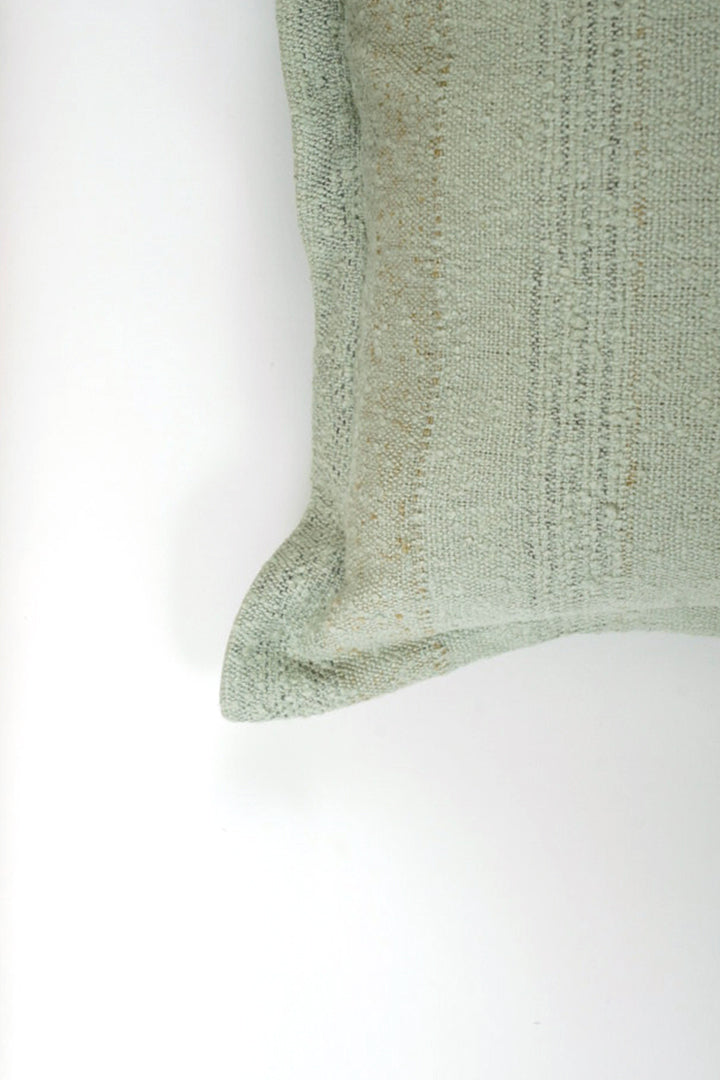 Cotton Textured Stripes Cushion - Grey