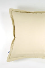 Cotton Textured Stripes Cushion - Off White