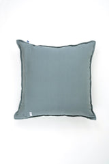 Cotton Textured stripes Cushion - Blue