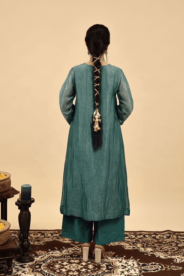 Chanderi Kurta - Green