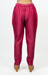 Chanderi Pant - Pink