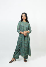 Cotton Hand Block Printed Kurta - Blue