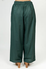 Cotton Parallel - Dark Green