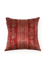 Ajrak Printed Mashru Cushion