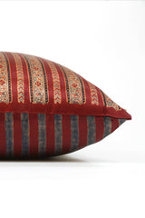 Ajrak Printed Mashru Cushion