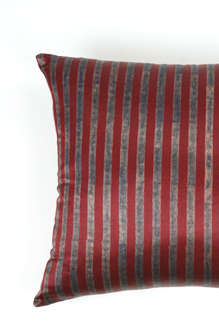 Ajrak Printed Mashru Cushion