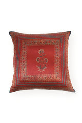 Ajrak Printed Mashru Cushion