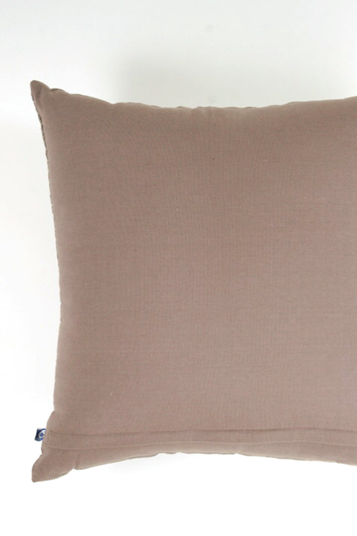 Linen Cotton Pintucked Cushion - Carbon Grey