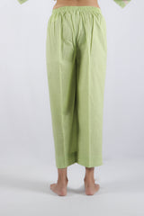 Yellow Malkha Cotton Jamdani Kaftan