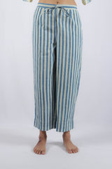 White Striped Cotton Parallel