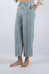 White Striped Cotton Parallel