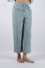 White Striped Cotton Parallel