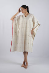 White Malkha Cotton Kaftan