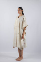 White Malkha Cotton Kaftan