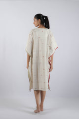 White Malkha Cotton Kaftan