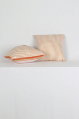 Pink Floral Hand Block Printed Cotton Cushion Cover