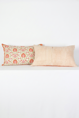 Pink Hand Block Printed Cotton Cushion Cover