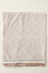 Rust Geometric Hand Block Printed Cotton Dohar