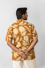 Yellow Floral Printed Shirt