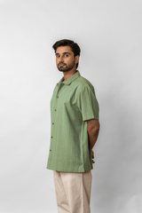 Green Jamal Stripes Shirt
