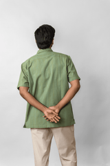 Green Jamal Stripes Shirt