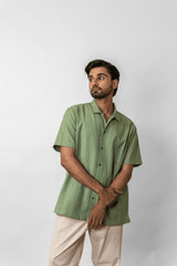 Green Jamal Stripes Shirt