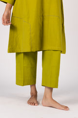 Solid Cotton Green Parallel