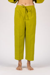 Solid Cotton Green Parallel