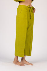Solid Cotton Green Parallel