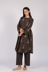 Black Ajrakh Cotton Hand Block Printed Tunic