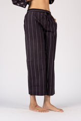 Cotton Striped Black Parallel