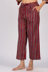 Blue Striped Cotton Parallel