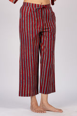 Blue Striped Cotton Parallel