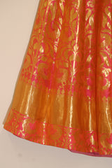 Silk Lehenga - Pink