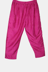Pink Silk Pant