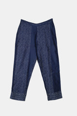 Blue Chanderi Pant