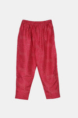 Red Silk Pant