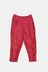 Red Silk Pant