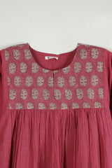 Pink Cotton Short Top