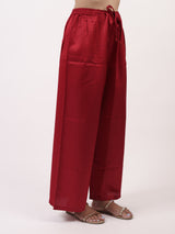 Maroon Satin Parallel