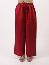 Maroon Satin Parallel