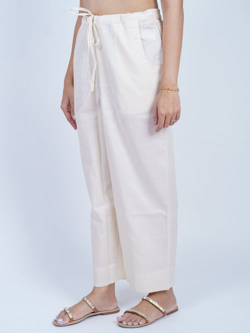 White Chanderi Parallel